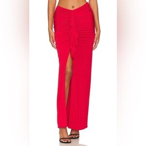 NBD Tilia Maxi Skirt in Bright Red ❤️‍🔥